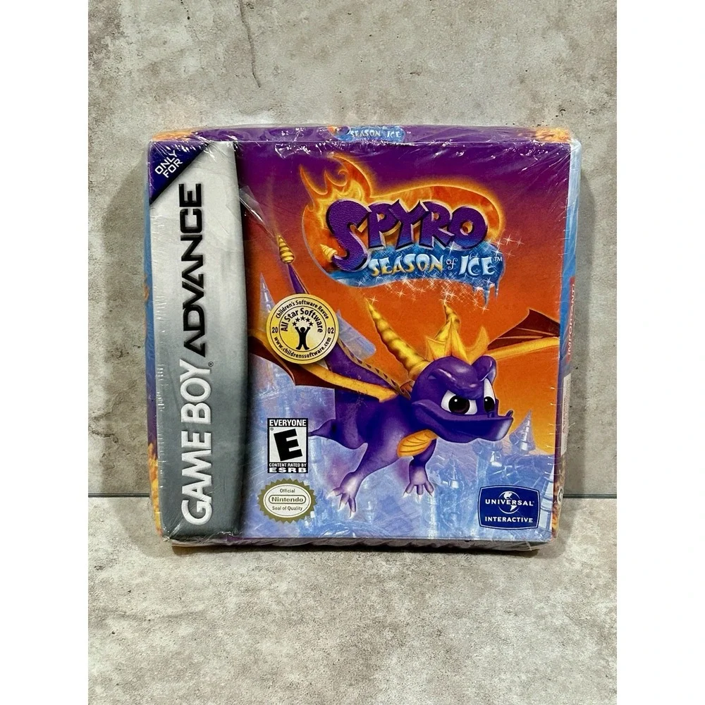 2 Sealed NIB Game Boy Advance Games Spyro‎ Season Of Ice & Princess Natasha GBA